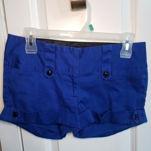 Royal blue shorts